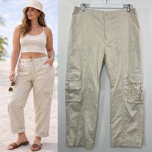 Abercrombie & Fitch Cargo Pant High Rise Straight leg size 14/32S